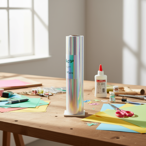 Toile plastique réfléchissante 15 oz, 1,55 x 50 pouces, style moderne pour les projets de bricolage et les projets artisanaux - Product Image 2