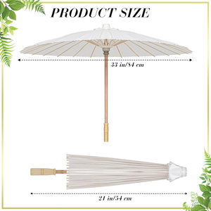 Parasols décorations de plafond <span class=keywords><strong>pas</strong></span> <span class=keywords><strong>cher</strong></span> prix parapluie en papier chinois avec manche en bois de bambou impression personnalisée pour la décoration de mariage - Product Image 3
