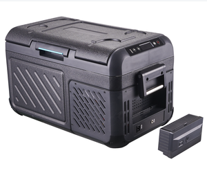 18L <span class=keywords><strong>pequeño</strong></span> portátil compresor coche nevera congelador 220V 12V Mini refrigerador <span class=keywords><strong>Camping</strong></span> al aire libre eléctrico - Product Image 3