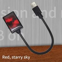 Auto USB Dach Innen LED Sternen laser Licht Raum dekoration Auto Stern Beleuchtung Atmosphäre Lampe