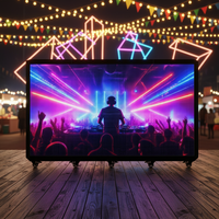 Écran LED portable pour mur vidéo, support de table de DJ, façade P2.6 P3.91, cabine DJ pliable pour boîte de nuit