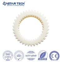Anneau denté interne en plastique moulé par injection, amorti aux vibrations, à dents blanches, pour boîtiers de réducteurs planétaires