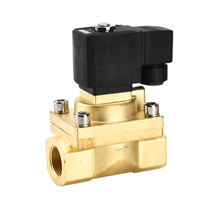 سلسلة 12V 50bar 5Mpa 2 اتجاه ارتفاع درجة الحرارة المياه صمام الملف اللولبي النحاس في الضغط من النحاس الأصفر - Product Image 3