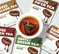 Coffrets cadeaux OEM de café en grains mélangés (Pu'er / Noir / Blanc / Vert / Oolong) en sachets individuels – Prix de gros