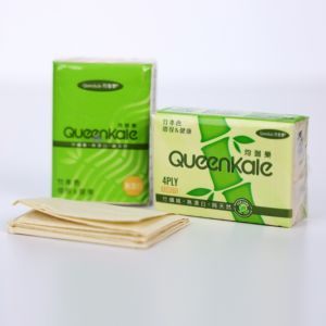 Prix de gros 36 paquets de mouchoirs en papier 4 plis en pure pâte de bois, format de poche, avec logo personnalisé - Product Image 3