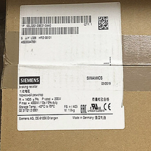 Résistance de freinage <span class=keywords><strong>6SL3201</strong></span> <span class=keywords><strong>0BE21</strong></span> <span class=keywords><strong>0AA0</strong></span> neuve, programmation PLC disponible en stock. - Product Image 1