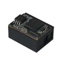 DE2120 modul pemindai Mini tertanam TTL232 1D QR Raspiberry Pi, mesin pemindai kode batang genggam POS/PDA untuk pemindaian 2D