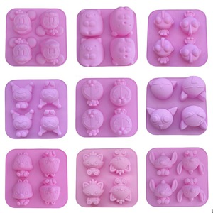 Sản Phẩm Mới <span class=keywords><strong>Silicone</strong></span> Khuôn Phim Hoạt Hình Train Xà Phòng Khuôn Mẫu Cho Bé Trẻ Em Bánh Sinh Nhật Trang Trí Nhà Bếp Phim Hoạt Hình Động Vật Xe Khuôn - Product Image 4