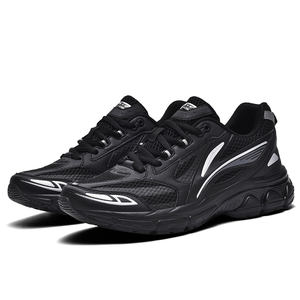 Logotipo personalizado Diseño libre Negro Casual Sneaker Baloncesto Caminar Estilo Hombres Correr Deportes <span class=keywords><strong>Zapatillas</strong></span> <span class=keywords><strong>de</strong></span> <span class=keywords><strong>deporte</strong></span> Fabricante <span class=keywords><strong>de</strong></span> zapatos personalizados - Product Image 1