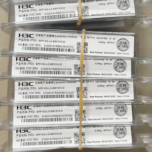 H3C SFP-XG-LX-SM1310-D Módulo Transceptor de Fibra Óptica Monomodo 10G SFP+ LR 1310nm 10km Grado Comercial para Centros de Datos en Stock - Product Image 1