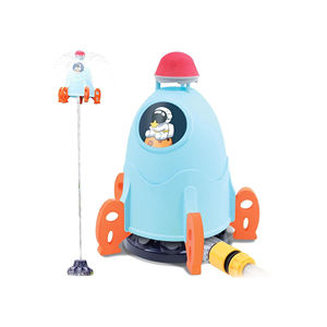 Arroseur d'eau extérieur design fusée pour enfants - Jouet d'été amusant à propulseur hydraulique pour la cour, la piscine et le jardin - Product Image 4
