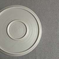 Assiette de service japonaise en céramique de style occidental, grande assiette filetée haut de gamme pour steak, dessert, pâtes et salades