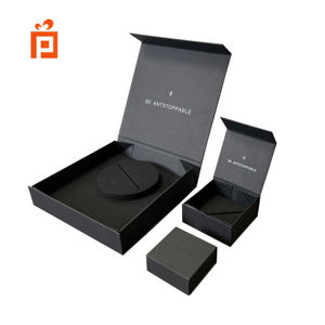 15 Years Factory Experience Custom Luxury Black Magnetic Closure Rigid Paper Cardboard Gift Packaging <strong>Box</strong> With Eva <strong>Foam</strong> Insert - Product Image 2