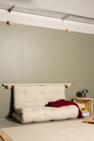Cadre de lit pliable et rétractable en bois massif moderne et écologique, personnalisable, modèle 2026, en promotion pour chambre simple