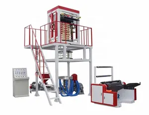Precio de la máquina de fabricación de película soplada por coextrusión biodegradable Poly PLAT PBAT de alta velocidad