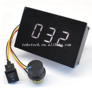 Controlador de Velocidad de Motor de CC Ajustable con Pantalla Digital, Regulador PWM de 6-60V 20A, <span class=keywords><strong>6V</strong></span> 12V 24V 48V 2000W, Avance y Retroceso - Product Image 3