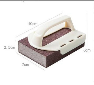 Cepillo de limpieza de esponja de doble cara personalizado al por mayor con mango - Product Image 2