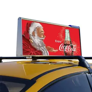 P2.5 Taxi Top Led Display Model Display Screen P5 Double Side 4G WIFI Taxi Top Led Display