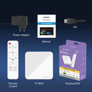 H96 MAX 4K Streaming <span class=keywords><strong>IPTV</strong></span> STB Smarter OTT Premium Android 12 Eagle Pro Décodeur TV Box Europe France Suède Livraison Gratuite - Product Image 1