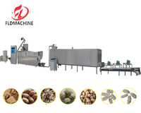 Machine de traitement des flocons de soja texturés TVP TSP à haute teneur en fibres avec pompe à moteur extrudeuse en acier inoxydable pour nuggets et morceaux