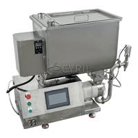 Pompe à engrenages à rotor à lobes servo semi-automatique Remplissage de dosage à piston de crème glacée Remplissage manuel de lotion et de crème Remplisseur de crème Remplisseuse de crème
