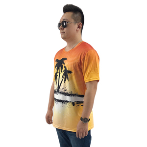 Gym sublimation printing on sweatshirts with custom logo men's T-shirt - Product Image 3