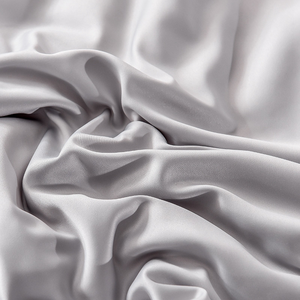 Tela de Satén de Bambú 100% Orgánica, 60x80s, 400 Hilos, Tejido Transpirable, Absorbente de Humedad, Sábanas Suaves - Product Image 1