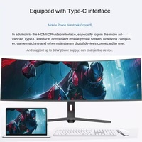 Écran LCD d'ordinateur de bureau 49 pouces 34 pouces Hairtail 5K 165Hz Surface Courbe pour Compétition Électronique et Bureau