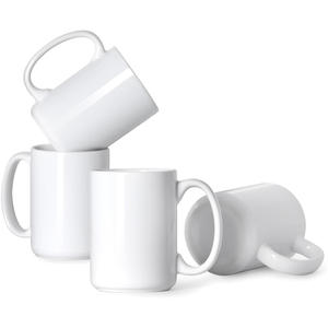 Venta caliente Taza de sublimación blanca Lisa 11oz Taza de cerámica en blanco Dimensiones Tazas de café personalizadas con logotipo - Product Image 1
