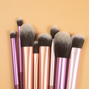 Logo personnalisé Ultra-Plush vegan Logo personnalisé professionnel de haute qualité Private Label Pink <span class=keywords><strong>Real</strong></span> Cosmetic Makeup Buissons <span class=keywords><strong>Technique</strong></span> - Product Image 3