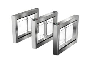RFID LED Swing Turnstile Barrier Gate for VIP Mall Office Entry System - Product Image 4