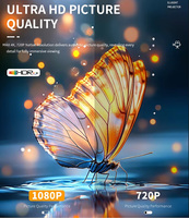 Mini projecteur Yinzam HY300 Pro Max, résolution native 1080p, Android 13, home cinéma portable, projecteur 2+16 Go WIFI 6 avec projecteurs HY 300