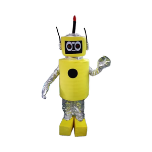 2026 nuevo Robot hombre mascota disfraz cabeza <span class=keywords><strong>de</strong></span> espuma Cosplay fiesta carnaval disfraz adulto vestido chico cumpleaños publicidad <span class=keywords><strong>baile</strong></span> boda - Product Image 1