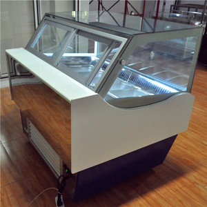 Ice Cream Parlor 3 ~ 24 Chảo Gelato Showcase Tủ Đông Hiển Thị Giá - Product Image 5