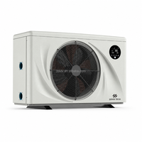 Pompe à chaleur pour piscine ultra silencieuse 40 dB, mini, avec contrôle WiFi, économie d'énergie, chauffe-eau de piscine à inverter R32 avec échangeur de chaleur en titane pour spa