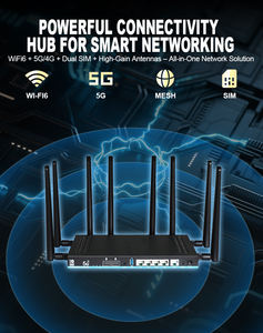 MT7981B Chipset 5g Router Industrial 802.11ax 5G Wifi Wireless WiFi6 Routers 5g Módulo <span class=keywords><strong>4</strong></span> 5G LTE Wifi 5G Ranura para tarjeta SIM RouterrPE - Product Image 2