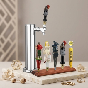 Grifo de Cerveza de Resina Transparente Hecho a Mano y Pintado a Mano, Escultura Decorativa para Kegerator, Regalo de Boda, Bar, Botella de Cerveza, <span class=keywords><strong>Mancave</strong></span> - Product Image 6