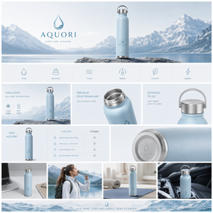 Servicio de Diseño Visual para Todas las Categorías: Identidad de Marca, Logotipo, Guías VI, Empaque, Imagen Principal AMZ A+, Sitio Web, Redes Sociales, Video, OEM - Product Image 4