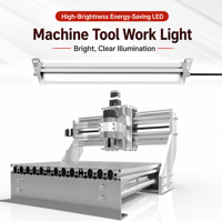 Lampe de travail universelle Jiuzheng 110-220V en alliage d'aluminium de 350 mm de long pour machine-outil, LED de sécurité antidéflagrante avec alarme incendie pour la maison