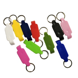 לוגו קשה להתאמה אישית בקבוק טבעת מפתח פלסטיק ויכולה פותחן - Product Image 3