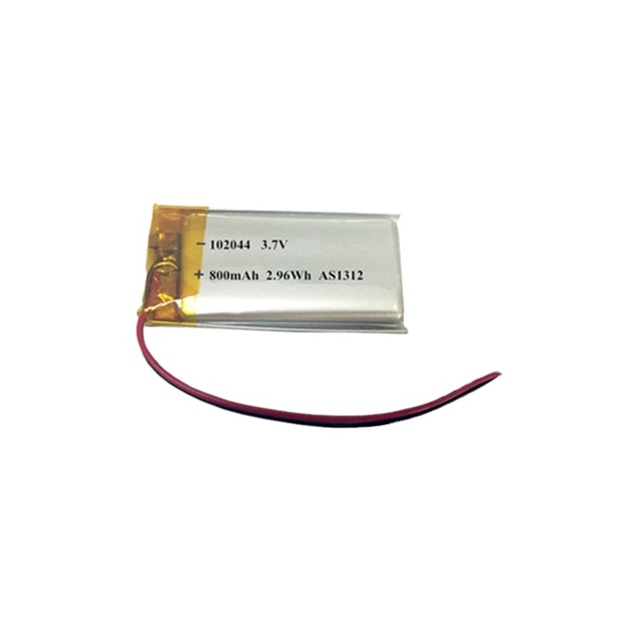 A&S Power AS102044 10x20x44mm 3.7v 800mah Rechargeable Polymer Lithium Ion Battery for Wireless Speaker/LED Light Pouch