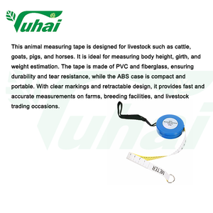 खुदरा उद्योगों के लिए पशु सुअर को मापने के लिए पशु सुअर को मापने के लिए कस्टम रिट्रेटेबल टेप उपाय - Product Image 2