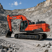 DOOSAN DX340 DX300 DX215 DX225 DX380 Marque coréenne d'origine, 34 tonnes, excavatrices d'occasion de haute qualité à prix avantageux