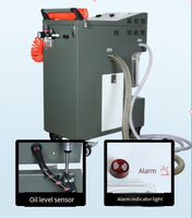 Séparateur d'huile et d'eau industriel à filtration en 3 étapes, machine à écrémer l'huile flottante pour le nettoyage des résidus de liquide de coupe et des liquides industriels