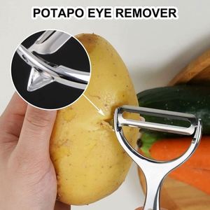 Éplucheurs de légumes pour la cuisine, éplucheurs de pommes de terre en acier inoxydable, poignée antidérapante, lame tranchante - Product Image 6