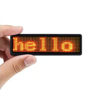 Display led flessibile personalizzato programmabile segno led singolo colore display a led