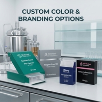 Caja de Empaque Cuadrada Moderna Personalizada para Productos de Belleza Médica, Autoarmable y Plegable, de Cartón, para Suero para el Cuidado de la Piel y Líquidos