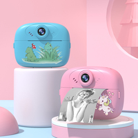 Cámara Digital Portátil D800 para Niños con Papel de Impresión, Juguetes de Impresión Instantánea, Impresora Térmica Instantánea para Niños, Cámara DIY