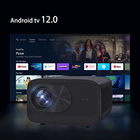[MOQ bajo] Wupro ODM LCD Mini Proyector portátil Smart Android Google TV Proyector Alto brillo Wifi 6 BT 4K UHD Proyector