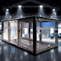 Tente de garage gonflable étanche sur mesure pour exposition de voitures, tente capsule gonflable transparente pour camping en extérieur